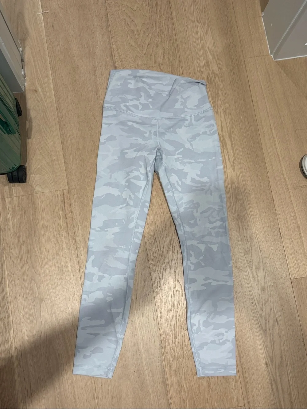 lululemon athletica Light Gray Camo High-Rise Leggings